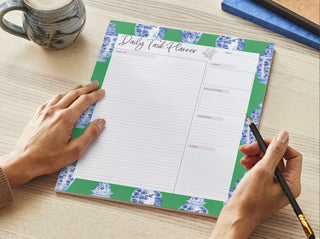 Green Chinoiserie Ginger Jar Daily Planner