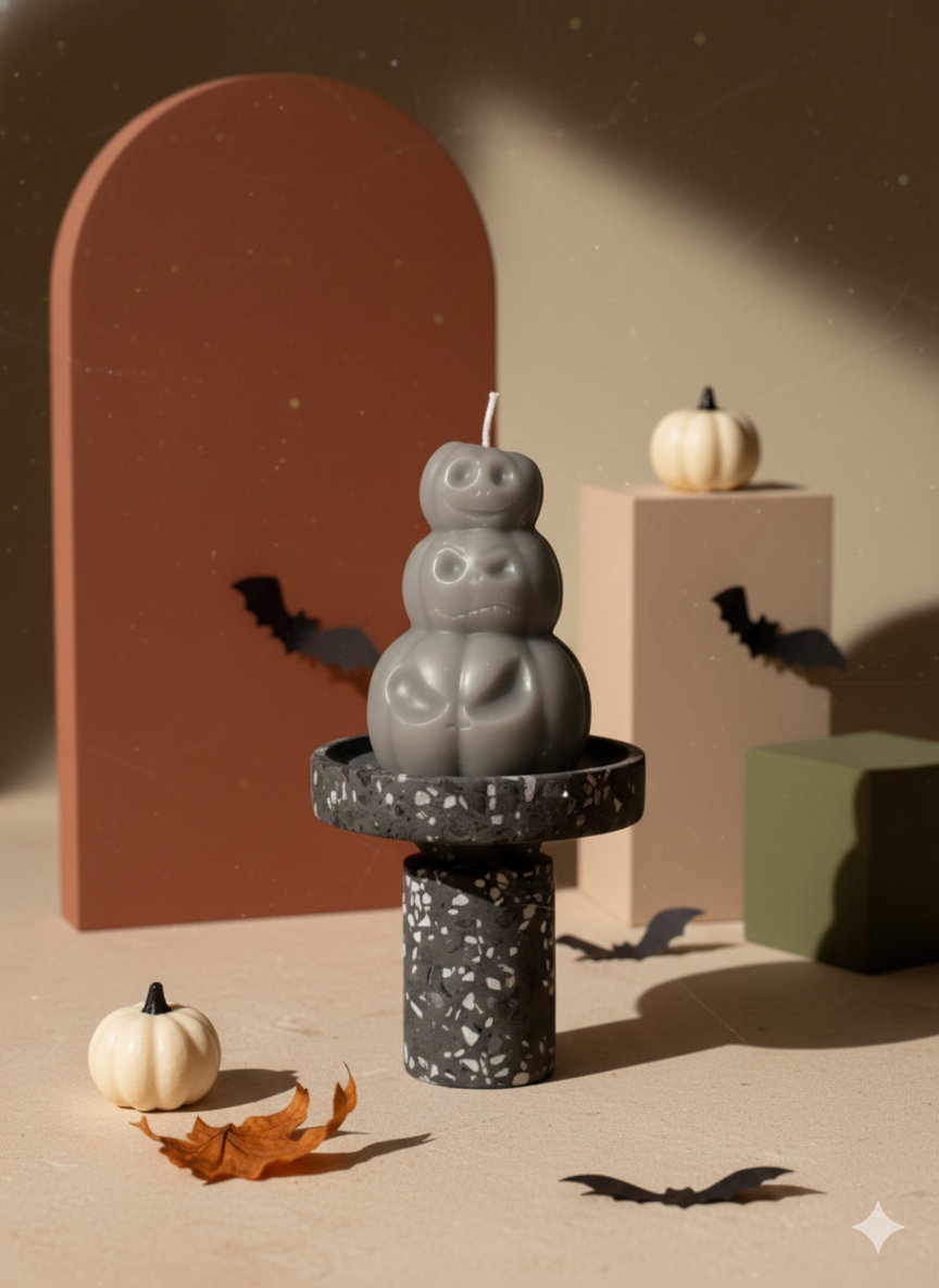 Hand-Poured Pumpkin Candle – Cozy Fall Spice