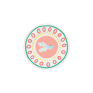 Summer Bliss Salad & Dessert Plate – White