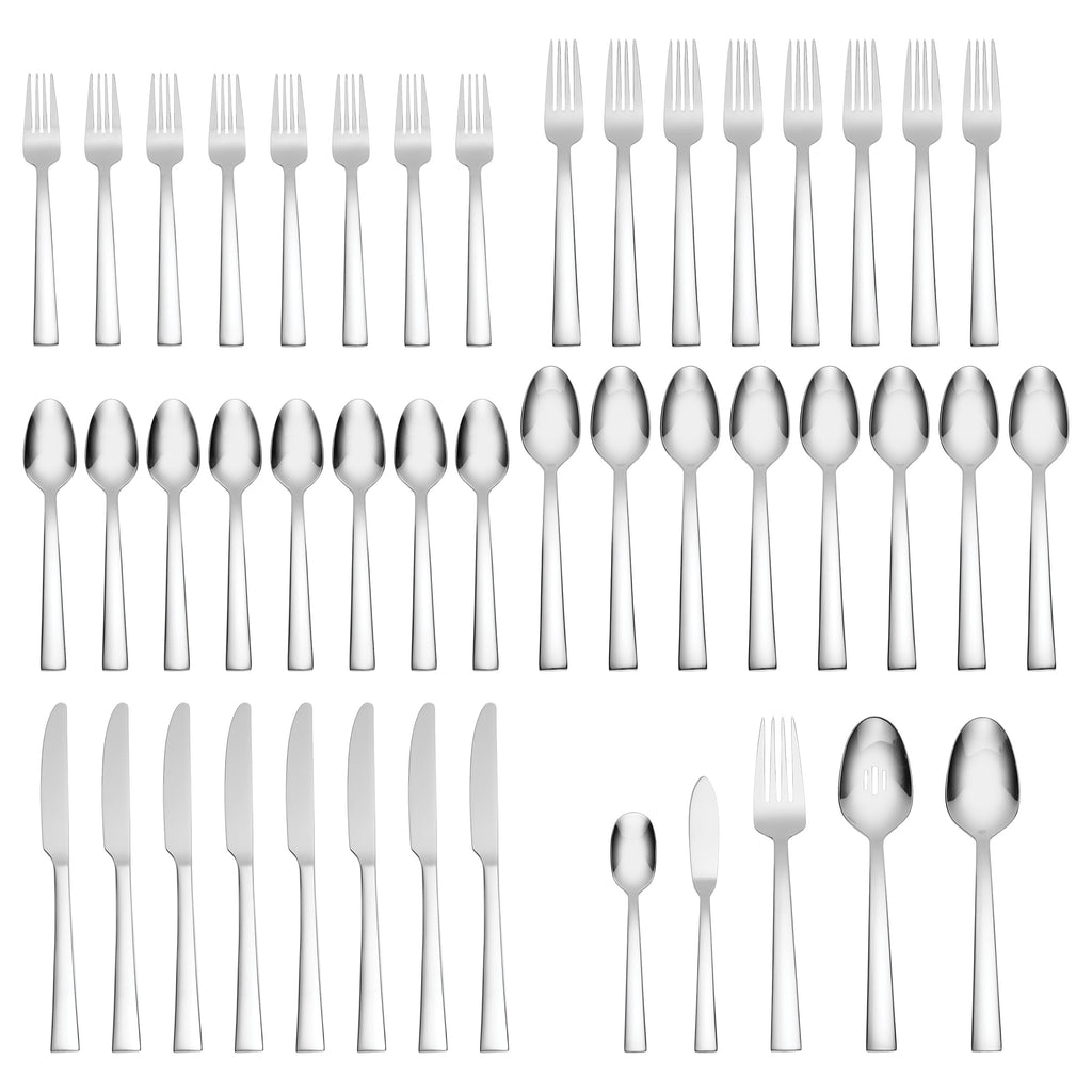 Oneida Madison Ave 45-Piece Flatware Set, 18/0 stainless steel (view 2)