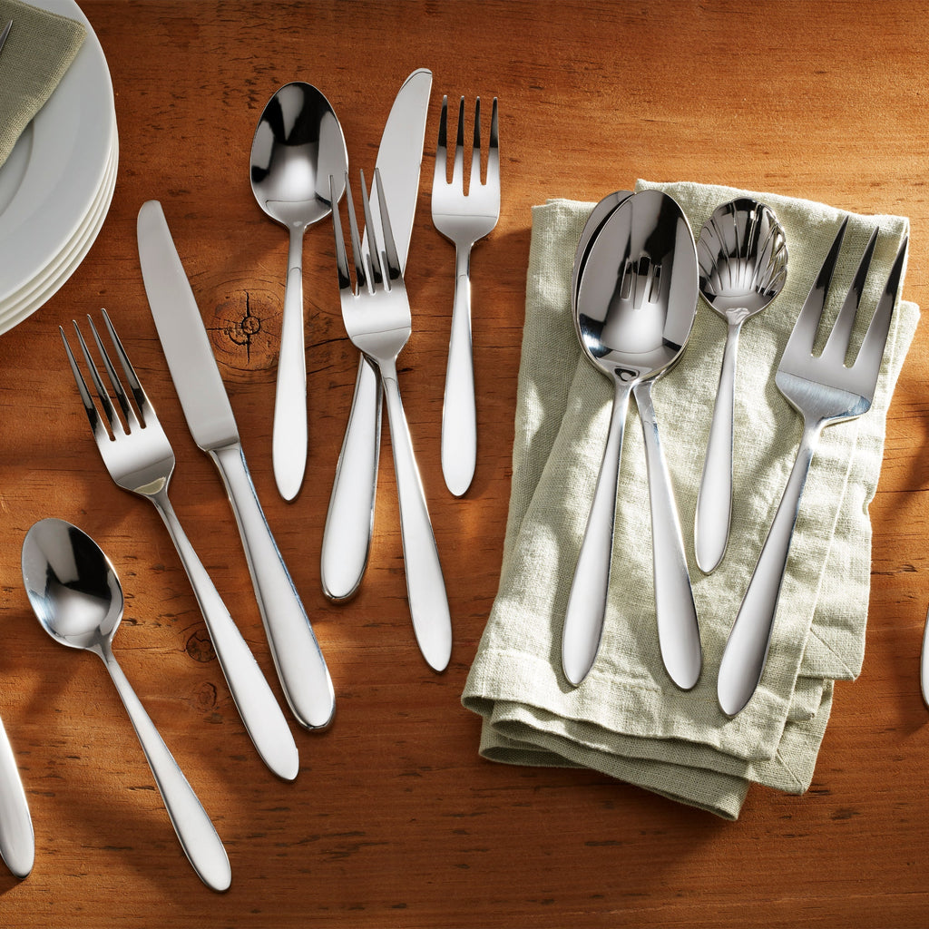 Oneida Mooncrest 45-Piece Flatware Set, 18/0 stainless steel (view 2)