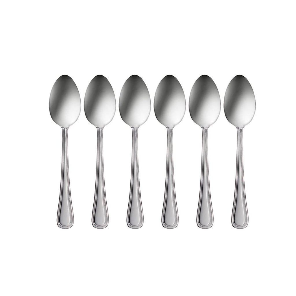 Oneida Tress Mirror Everyday Teaspoons, Set Of 6, 18/0 stainless steel