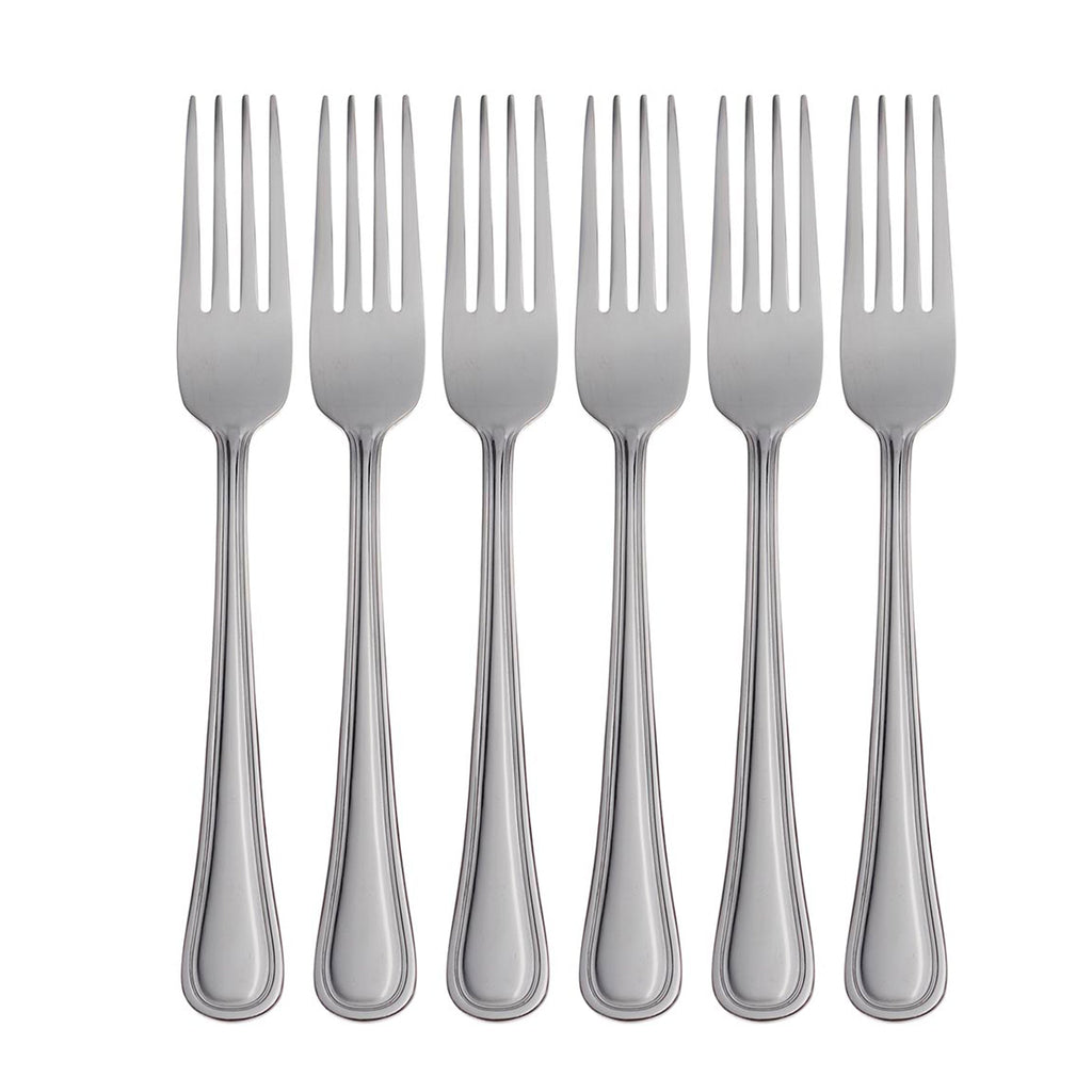 Oneida Tress Dinner Forks, Set of 6, 18/0 stainless steel