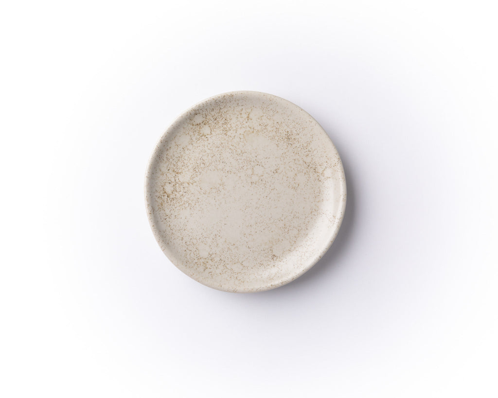 HAAND Hestia Salad Coupe Plate – Handcrafted Porcelain Dinner Plate