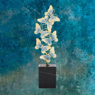 Enamel Butterfly Sculpture