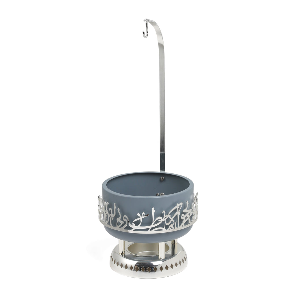 Jiwar 2.5-Liter Chafer Haze Blue & Silver | Elegant Buffet Serveware