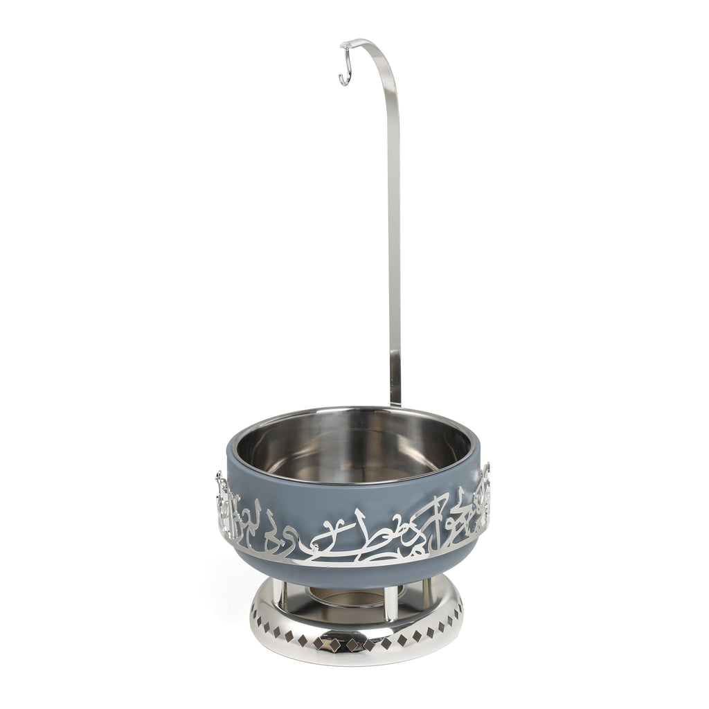 Jiwar 4-Liters Chafer – Haze Blue & Silver, Stainless Steel Party Food Warmer