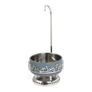 Jiwar 4-Liters Chafer – Haze Blue & Silver, Stainless Steel Party Food Warmer
