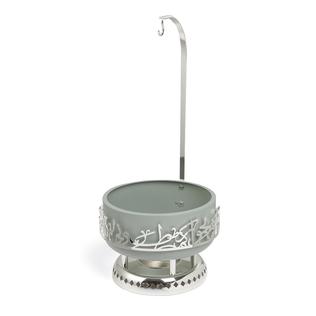 Jiwar 4-Liters Chafer – Mint Green & Silver, Stainless Steel Buffet Food Warmer for Catering