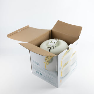 Liqa'a - Food Thermos/ Warm Serv (Set of 3) - Pearl White & Silver