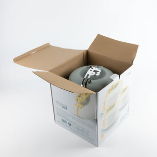 Liqa’a Food Thermos & Warm Serve Set (3-Piece) – Grey & Silver