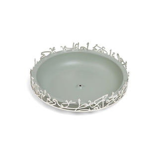 Jiwar - Medium Serving Stand - Mint Green & Silver