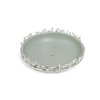 Jiwar - Large Serving Stand - Mint Green & Silver