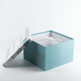 Liqa'a - Small Sleek Plate Stand - Silver