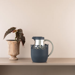Mirral - Vacuum Flask / Thermos - Dark Blue & Silver