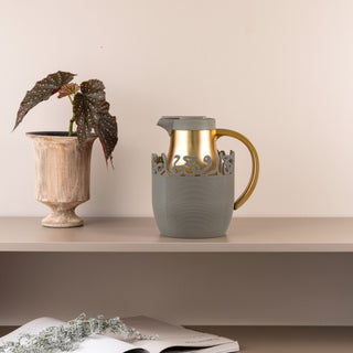 Mirral - Vacuum Flask / Thermos - Grey & Gold