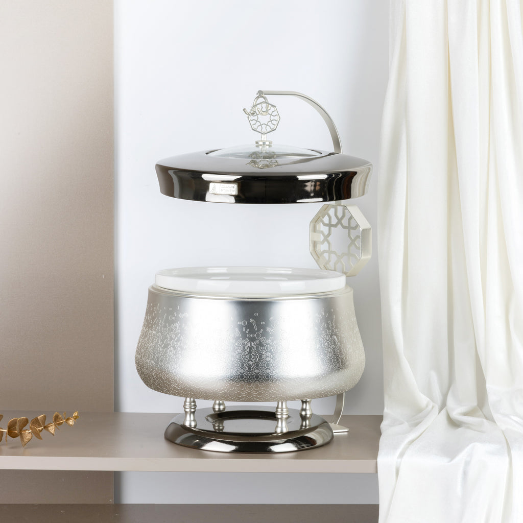 Nourhan - 4 Liters Chafer - Silver