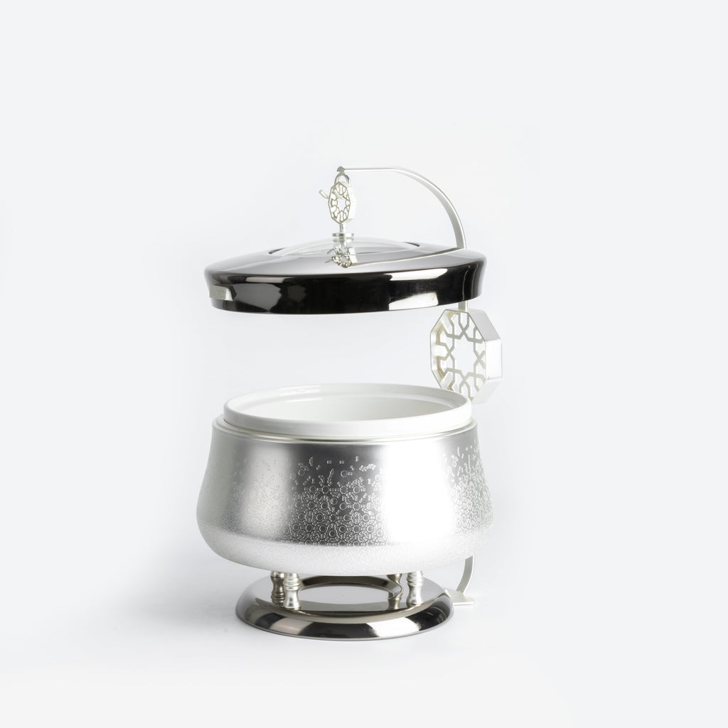 Nourhan - 4 Liters Chafer - Silver