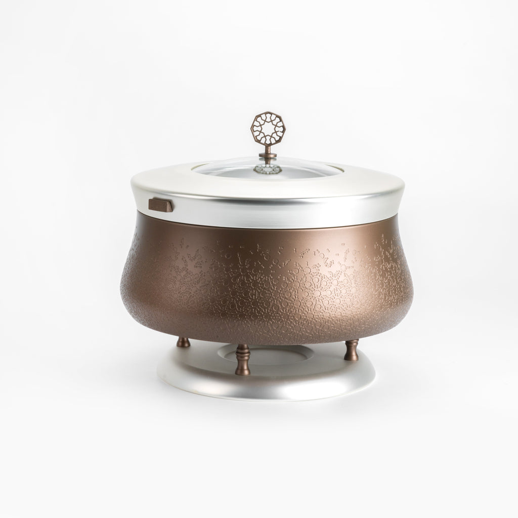 Nourhan - 6 Liters Chafer - Bronze & Silver