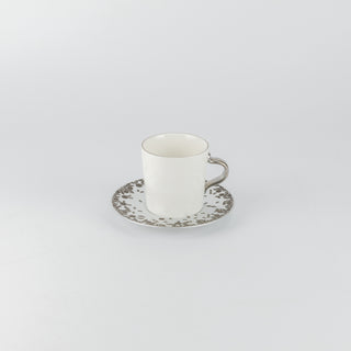 Nourhan - Cappuccino Set (12-Pc) - Bronze & Silver