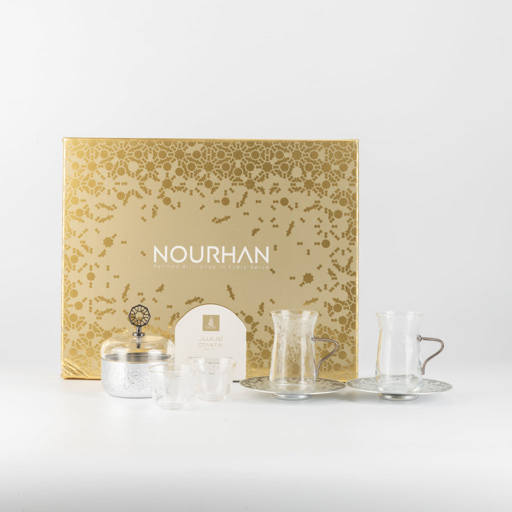 Nourhan - Tea Set (19-Pc) - Silver