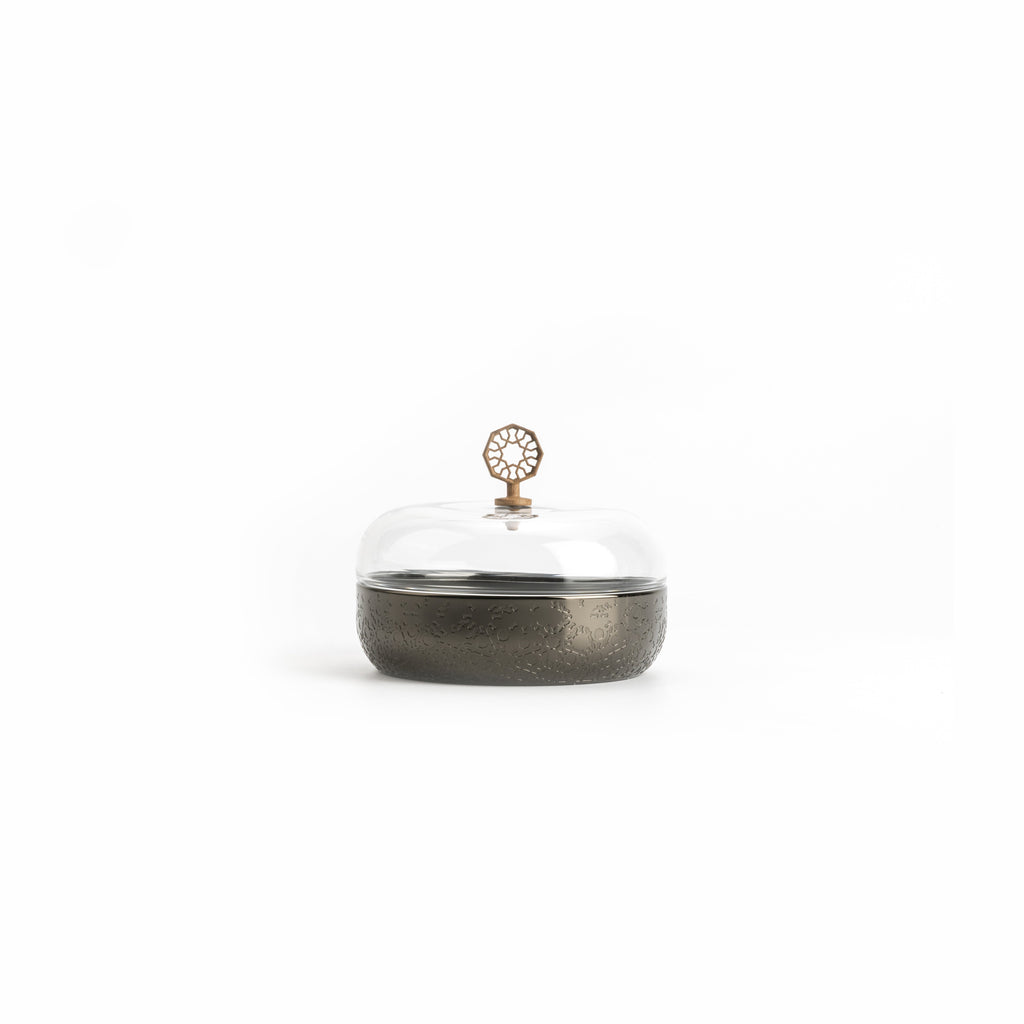Nourhan - Medium Canister - Black Walnut