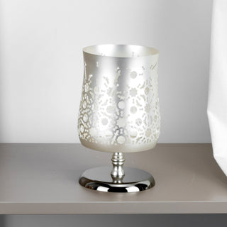Nourhan - Large Candle Holder - Silver