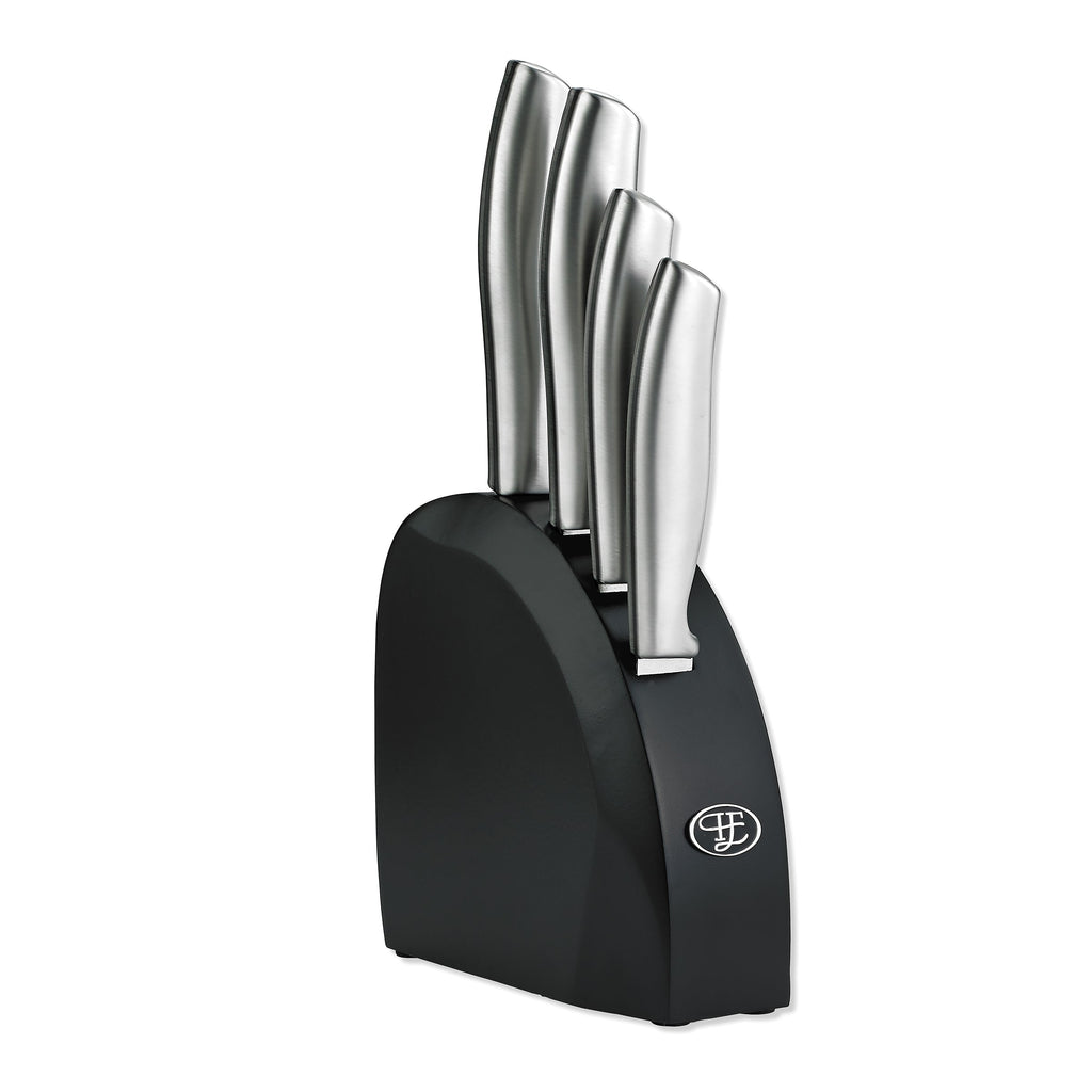 Hampton Forge Kobe 5-Piece Cutlery Block Set, stainless steel