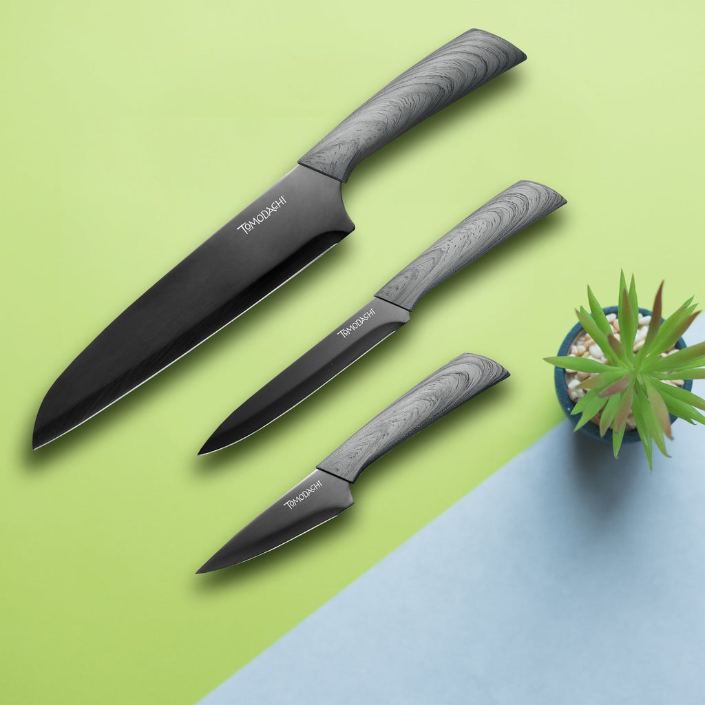 Hampton Forge Raintree Ash 3-Piece Cutlery Set, plastic/stainless-steel (view 4)