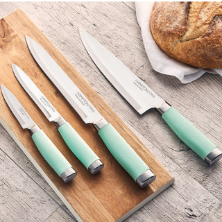 Hampton Forge Epicure Pistachio 17-Piece Cutlery Block Set, wood/acacia/stainless (view 2)