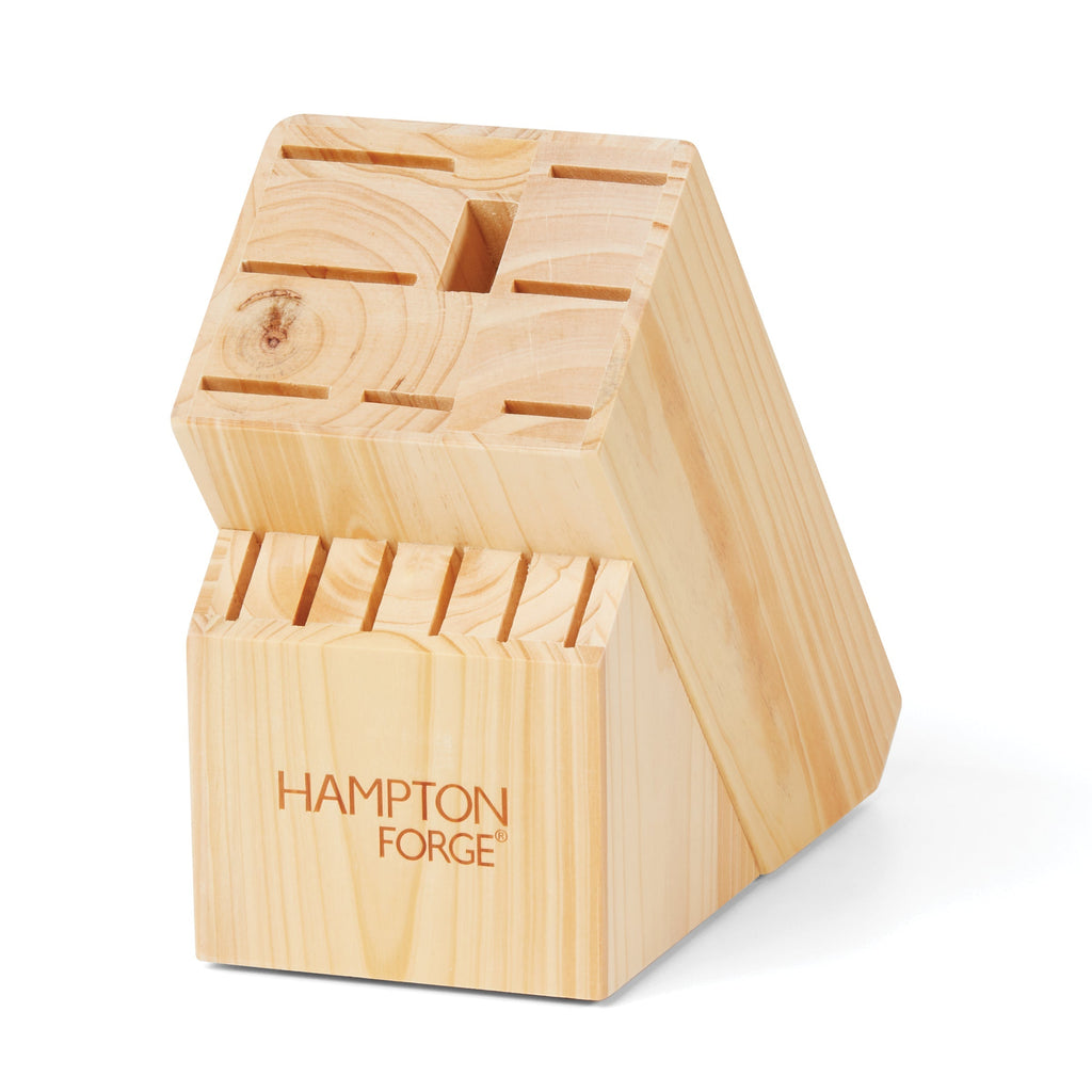 Hampton Forge Epicure True Aqua 15 Piece Cutlery Block Set, wood/acacia/stainless (view 6)