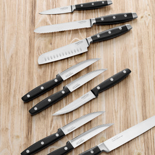Hampton Forge Continental 15-Piece Cutlery Block Set, stainless steel/wood/abs (view 6)