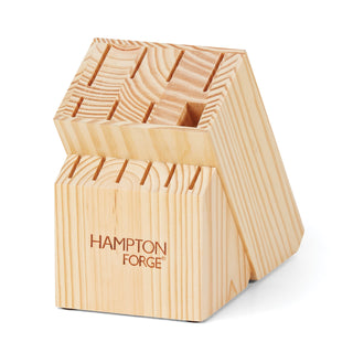Hampton Forge Rochester 15-Piece Cutlery Block Set, wood/acacia/stainless (view 5)