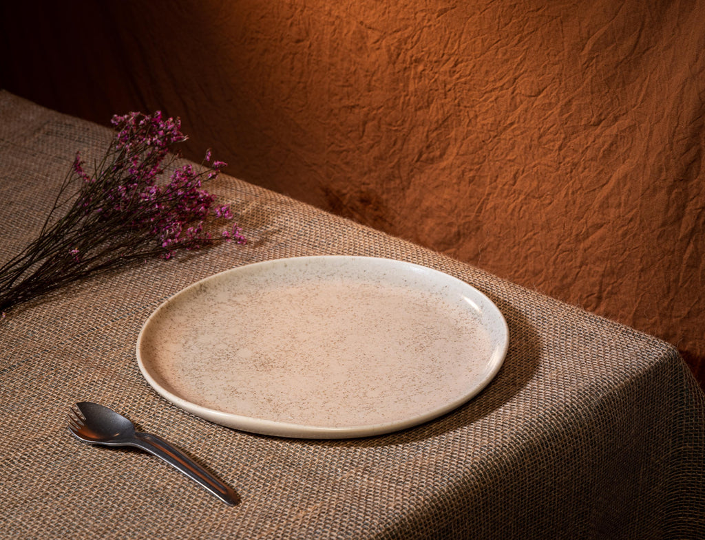HAAND Hestia Dinner Coupe Plate – Handcrafted Porcelain Dinner Plate