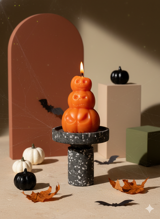 Hand-Poured Pumpkin Candle – Cozy Fall Spice