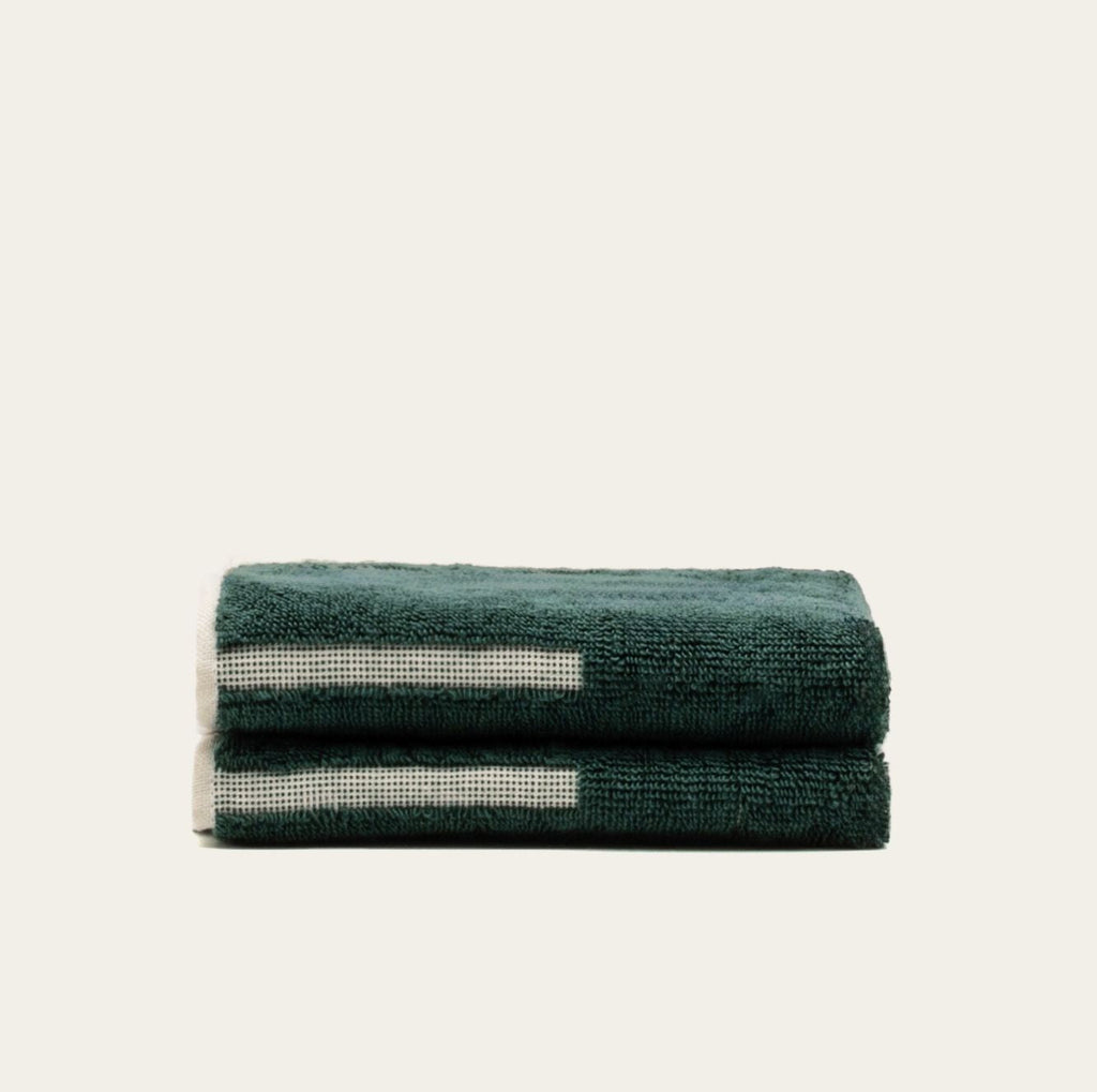 Sorrel Geometric Australian Cotton Towels