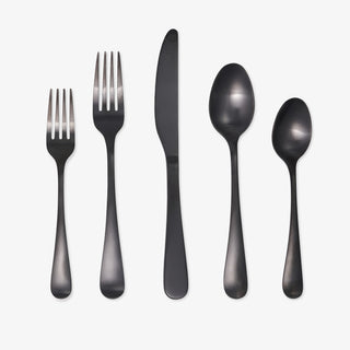 Cambridge Rhiannon Black Satin 20-Piece Flatware Set, 18/0 stainless steel (view 3)