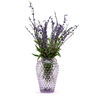 Hobnail Glass Vase in Lilac Bloom – Barrel