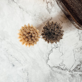 Natural Sisal Cleaning Brush – Beech Wood Eco-Friendly Kitchen Scrubber