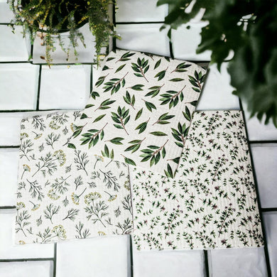 Herb Garden Biodegradable Kitchen Cloth – Eco-Friendly Multipurpose Cleaning Cloth