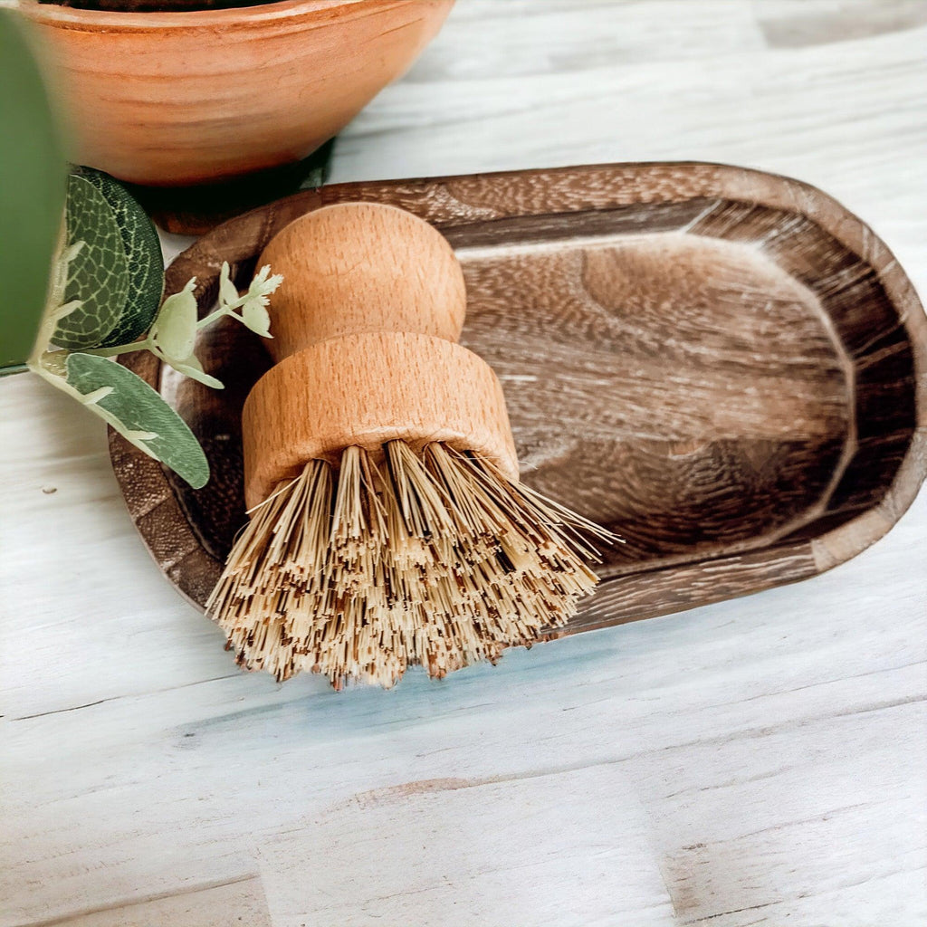 Rustic Wooden Trinket Tray – Handmade Paulownia Wood Organizer