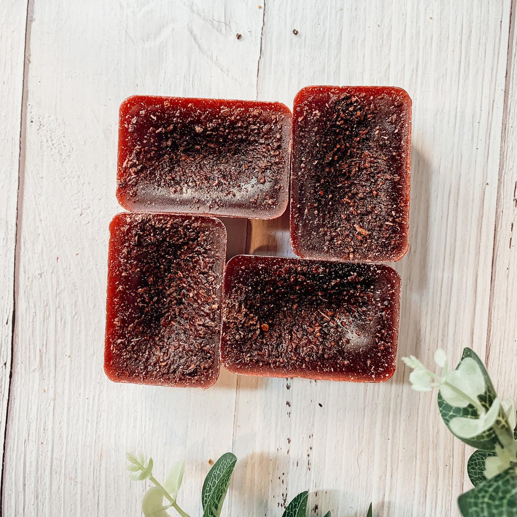 Natural XL Apple Bourbon Wax Melts – Winter Evening Collection (4 Cubes)