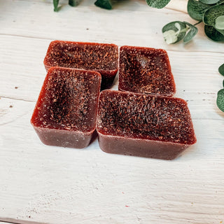 Natural XL Apple Bourbon Wax Melts – Winter Evening Collection (4 Cubes)