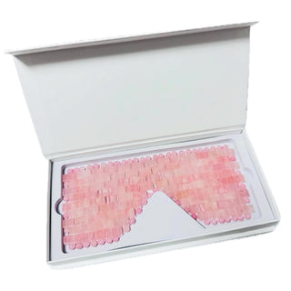 Blush Rose Quartz Eye Mask – Cooling Crystal Spa Ritual