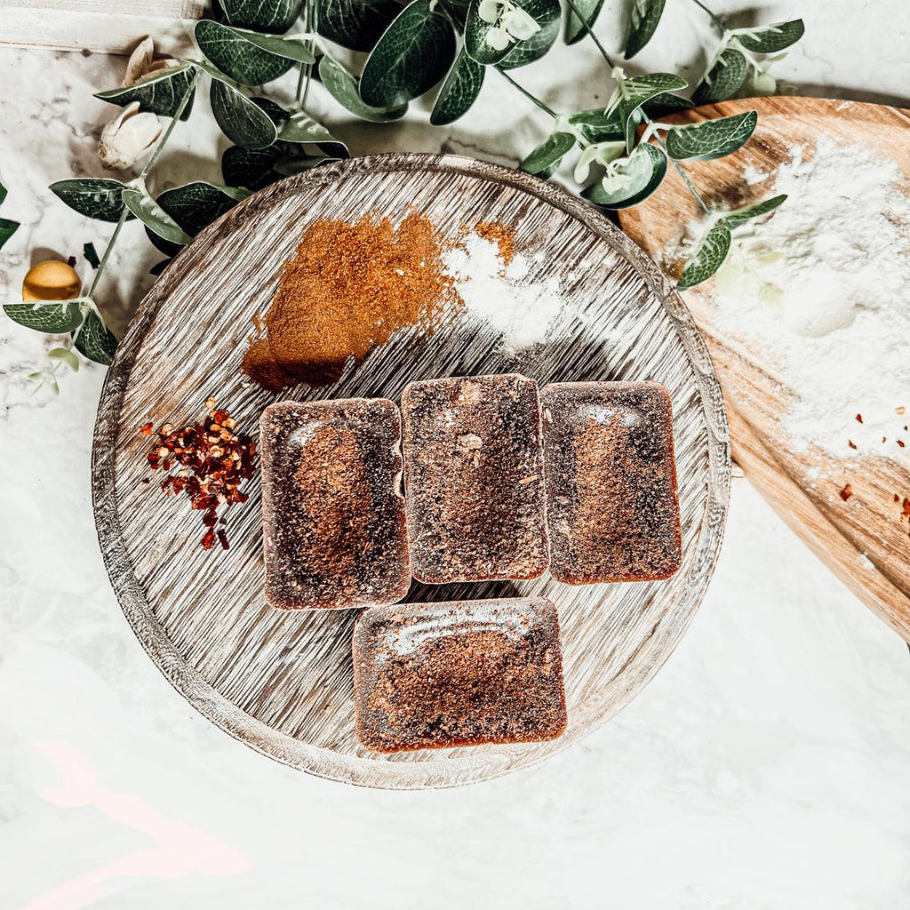 Natural XL Gingerbread Spiced Latte Wax Melts – Baby It’s Cold Collection (4 Cubes)