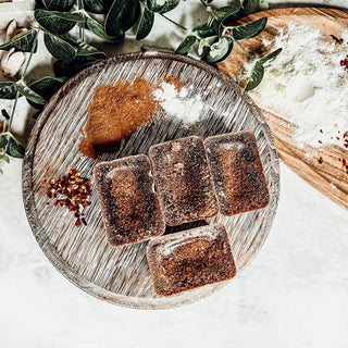 Natural XL Gingerbread Spiced Latte Wax Melts – Baby It’s Cold Collection (4 Cubes)