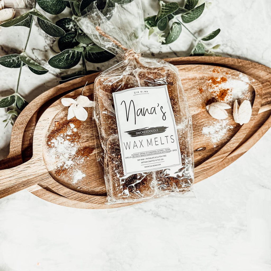 Natural XL Snickerdoodle Wax Melts – Nana’s After Party Collection (4 Cubes)