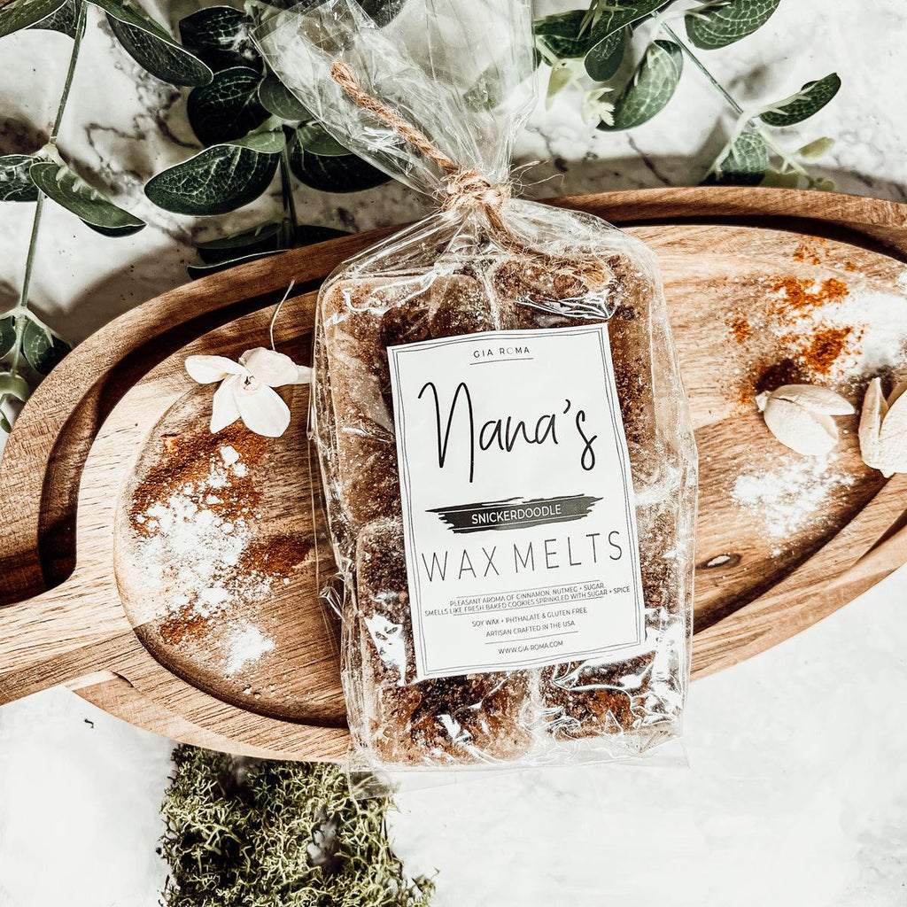 Natural XL Snickerdoodle Wax Melts – Nana’s After Party Collection (4 Cubes)