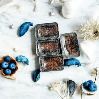 Natural XL Blueberry Crumb Wax Melts – Farmhouse Bakery Fragrance (4 Cubes)