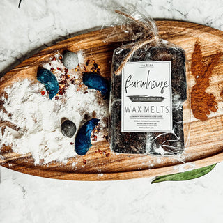 Natural XL Blueberry Crumb Wax Melts – Farmhouse Bakery Fragrance (4 Cubes)